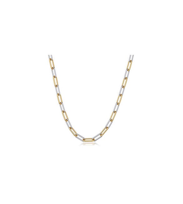 Collana Gioielli Brosway Emphasis lunga in acciaio bicolore beh08