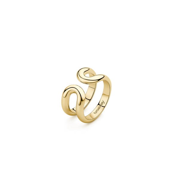 Anello Gioielli Brosway Emphasis in acciaio dorato misura 14 beh33b
