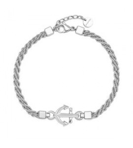 Bracciale Gioielli Brosway Seawolf in acciaio con Ancora BWF11