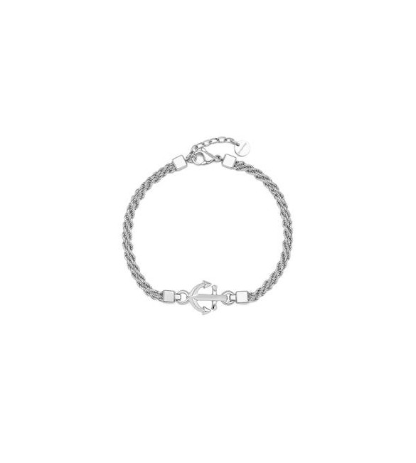 Bracciale Gioielli Brosway Seawolf in acciaio con Ancora BWF11