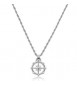 Collana Gioielli Brosway Seawolf in acciaio con Rosa dei venti BWF03