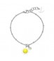Bracciale Gioielli Sagapò Joyful in acciaio con sole giallo SJF16