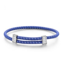 Bracciale Gioielli Sagapò Panama in cordino elastico blu SPA34