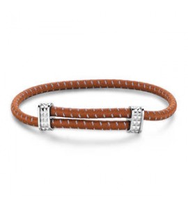 Bracciale Gioielli Sagapò Panama in cordino elastico ruggine SPA35