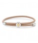 Bracciale Gioielli Sagapò Panama in cordino elastico sabbia e vite SPA39