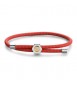 Bracciale Gioielli Sagapò Panama in cordino elastico terracotta e vite SPA40
