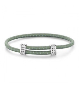 Bracciale Gioielli Sagapò Panama in cordino elastico verde SPA32