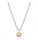 Collana Gioielli Sagapò Glowy in acciaio con sole giallo SGW01