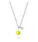Collana Gioielli Sagapò Joyful in acciaio con sole giallo SJF06
