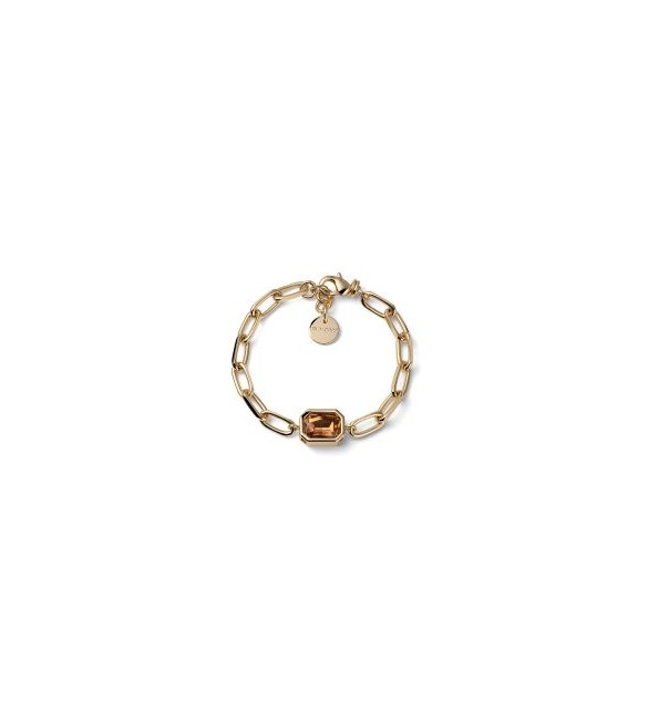 Bracciale Unoaerre Joya dorato cristallo giallo 2822