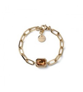 Bracciale Unoaerre Joya dorato cristallo giallo 2822