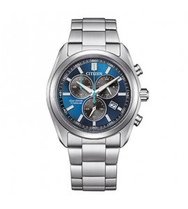 Orologio Cronografo Uomo Citizen Eco Drive Super Titanio 2590 blu at2590-59l