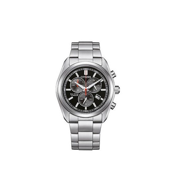 Orologio Cronografo Uomo Citizen Eco Drive Super Titanio 2590 nero at2590-59e