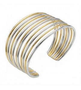 Bracciale Rigido Gioielli Brosway Aura in acciaio bicolore misura 65 bau16b