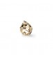 Anello Unoaerre Lux dorato stropicciato 2842