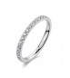 Anello Donna Gioielli Brosway Desideri in acciaio con zirconi bianchi misura 14 BEIA005B