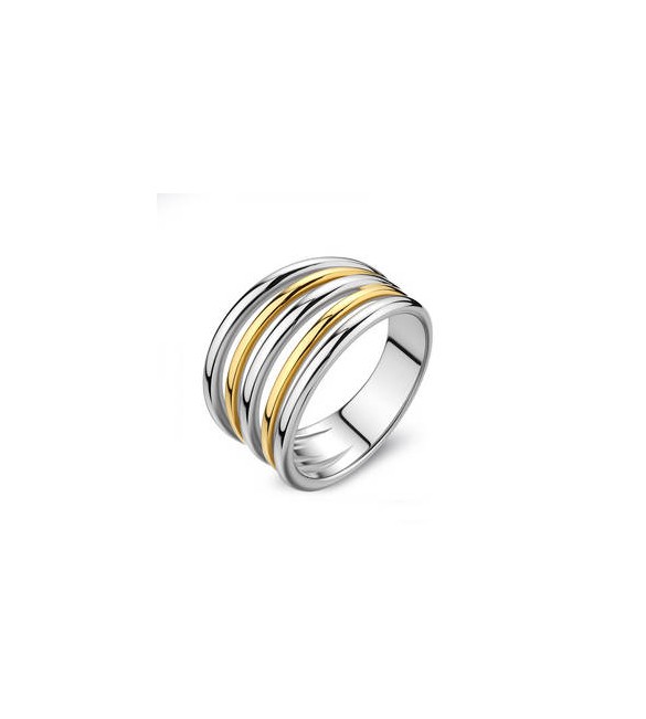 Anello Gioielli Brosway Aura in acciaio bicolore misura 14 bau33b
