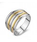 Anello Gioielli Brosway Aura in acciaio bicolore misura 14 bau33b