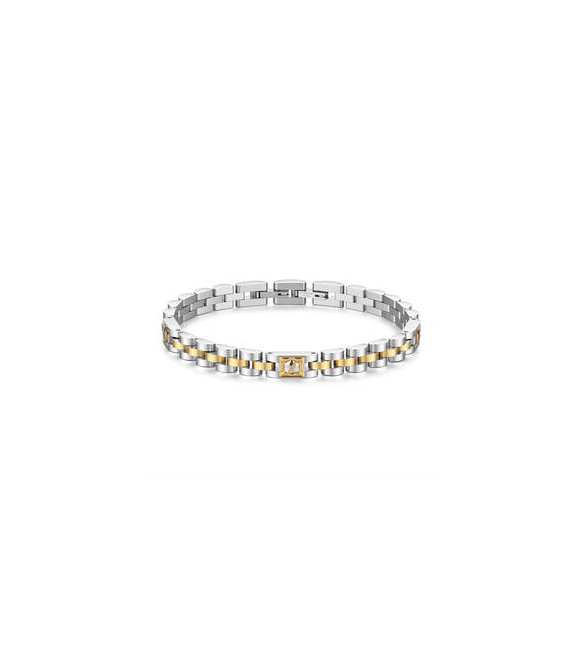 Bracciale Gioielli Brosway Riptide in acciaio dorato BTD065