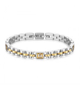 Bracciale Gioielli Brosway Riptide in acciaio dorato BTD065