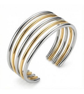 Bracciale Rigido Gioielli Brosway Aura in acciaio bicolore misura 65 bau14b