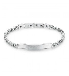 Bracciale Uomo Gioielli Brosway Ink in acciaio 316L con Military Tag bik11