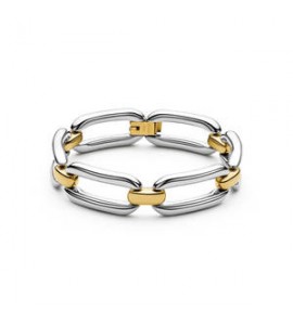 Bracciale Gioielli Brosway Emphasis in acciaio rigido bicolore misura 19 BEH18B