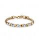 Bracciale Gioielli S\'Agapò Riot in acciaio bicolore con sfere srt45