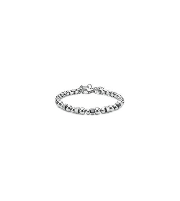 Bracciale Gioielli S\'Agapò Riot in acciaio con sfere srt41