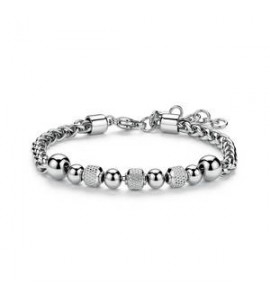 Bracciale Gioielli S\'Agapò Riot in acciaio con sfere srt44