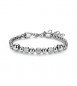 Bracciale Gioielli S\'Agapò Riot in acciaio con sfere srt44
