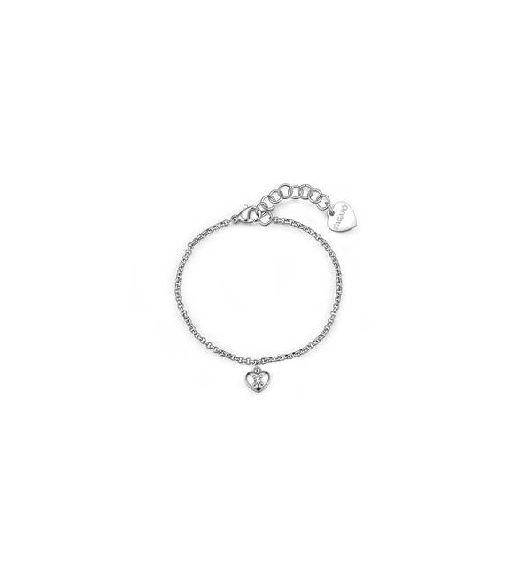 Bracciale Gioielli Sagapò Aurora in acciaio con cuore sar78