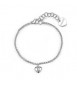 Bracciale Gioielli Sagapò Aurora in acciaio con cuore sar78