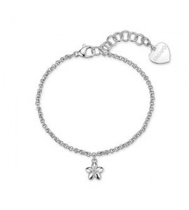 Bracciale Gioielli Sagapò Aurora in acciaio con fiore sar80