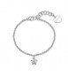 Bracciale Gioielli Sagapò Aurora in acciaio con fiore sar80