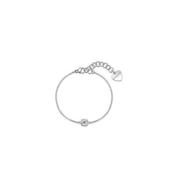 Bracciale Gioielli Sagapò Dazzly in acciaio con cristallo bianco SDZ165