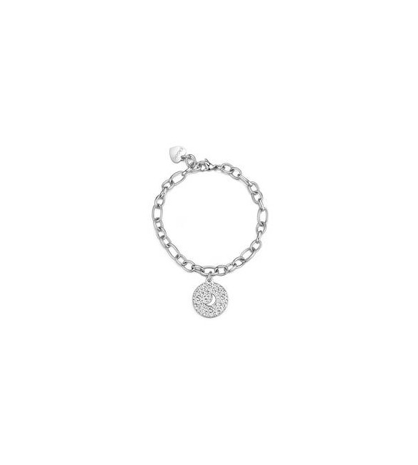 Bracciale Gioielli Sagapò Gipsy in acciaio con luna SGP11