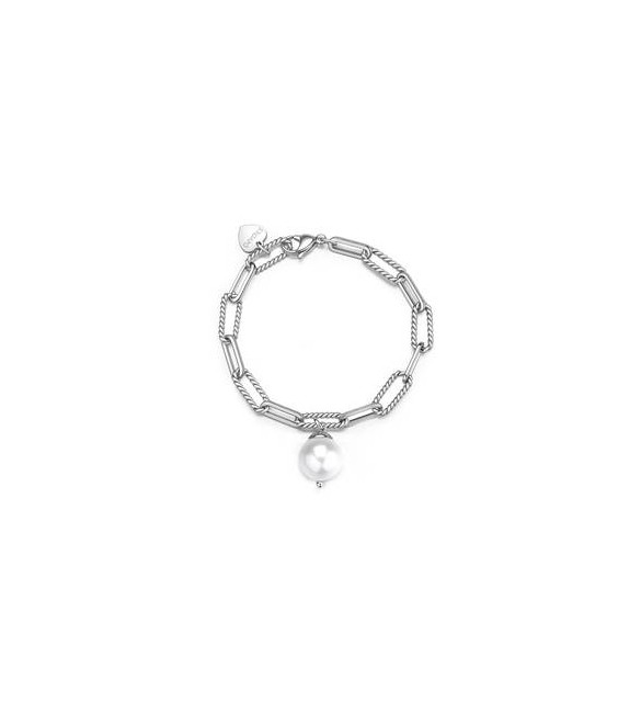 Bracciale Gioielli Sagapò Gipsy in acciaio con perla SGP13