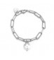 Bracciale Gioielli Sagapò Gipsy in acciaio con perla SGP13