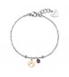 Bracciale Gioielli Sagapò Joyful in acciaio con angelo SJF19