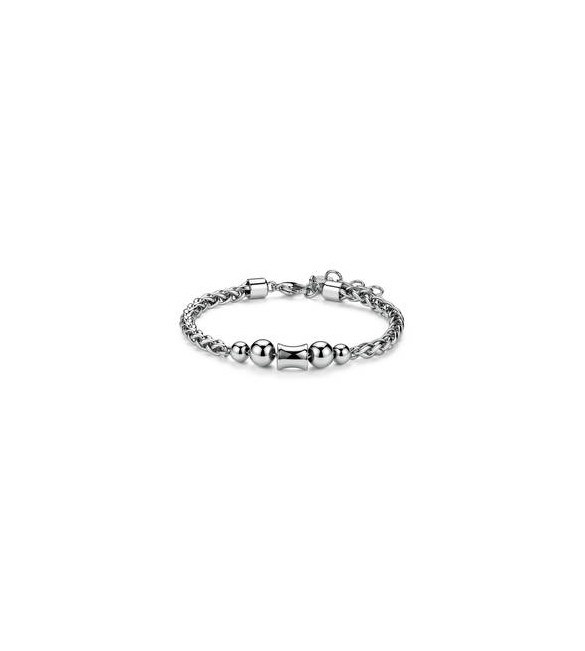 Bracciale Uomo Gioielli S\'Agapò Riot in acciaio srt39