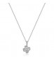 Collana Gioielli S\'Agapò Feelings in acciaio con quadrifoglio sfe50
