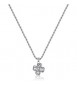 Collana Gioielli S\'Agapò Feelings in acciaio con quadrifoglio sfe51