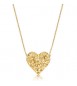Collana Gioielli Sagapò Emotion in acciaio con Cuore martellato SMO08
