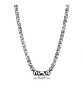 Collana Uomo Gioielli S\'Agapò Riot in acciaio con sfere srt05