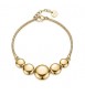 Bracciale Gioielli Brosway Muse in acciaio dorato dischi BUE14