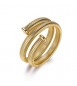 Bracciale rigido Gioielli Brosway Weave in acciaio dorato tubogas BWV12