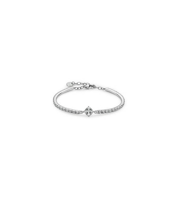 Bracciale semirigido Gioielli Brosway Desideri in acciaio con zirconi bianchi bei113