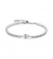 Bracciale semirigido Gioielli Brosway Desideri in acciaio con zirconi bianchi bei115