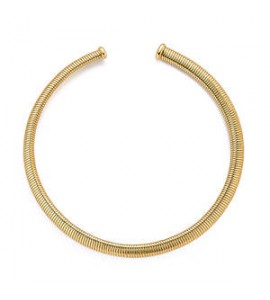 Collana choker Gioielli Brosway Weave in acciaio dorato tubogas BWV06